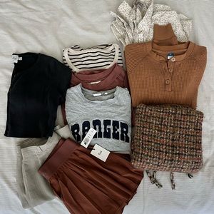 Sold / Fall clothing bundle (aritzia, free people) - 17 pieces!